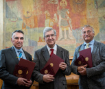 Vědecká rada Univerzity Karlovy ocenila tři významné osobnosti